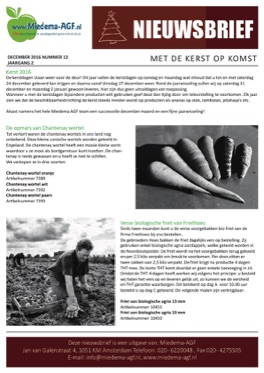 Miedema-AGF nieuwsbrief augustus 2015